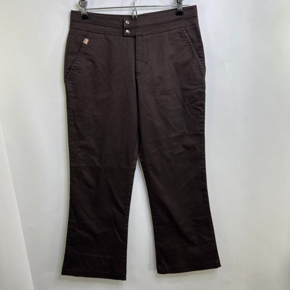 Tommy Hilfiger Capris 29‎  Flared Leg Brown Cotton Work Career Trousers